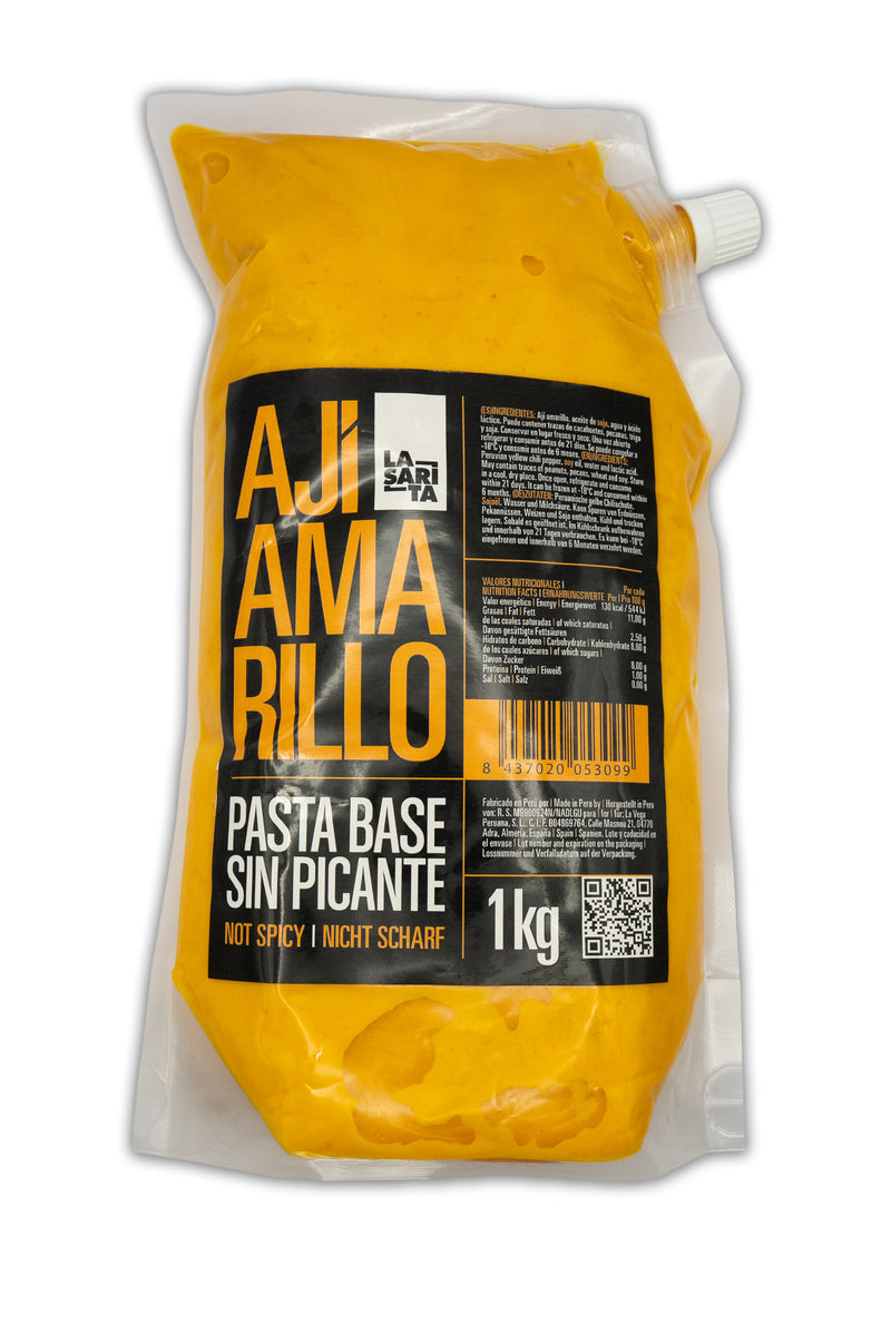 La Sarita Ají Amarillo Peruvian yellow chili paste 1kg jar
